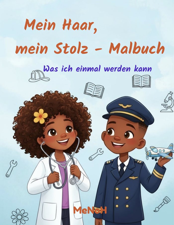 Mein Haar, mein Stolz - Malbuch